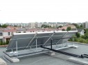 upevnění solárních panelů na nosné konstrukci
